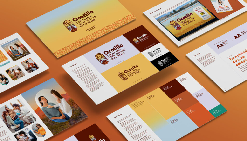 Ocotillo brand styleguide Vermilion